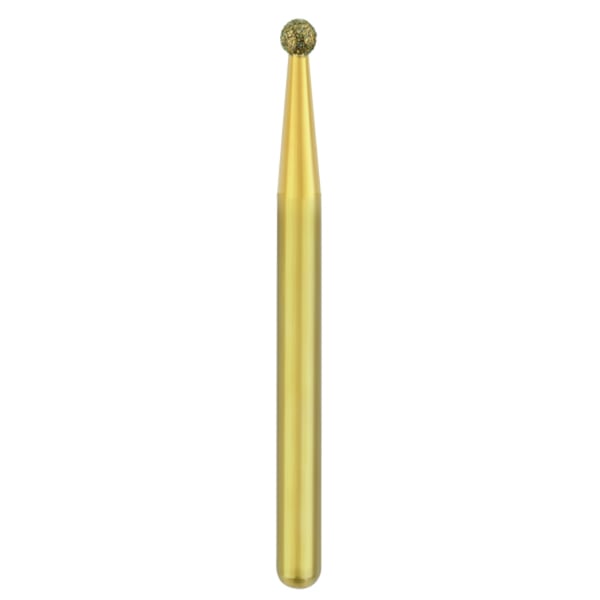 Great White Z FG #801-010 Fine Grit, Round Zirconia Cutting Diamond Bur 5/Pack. Superior line
