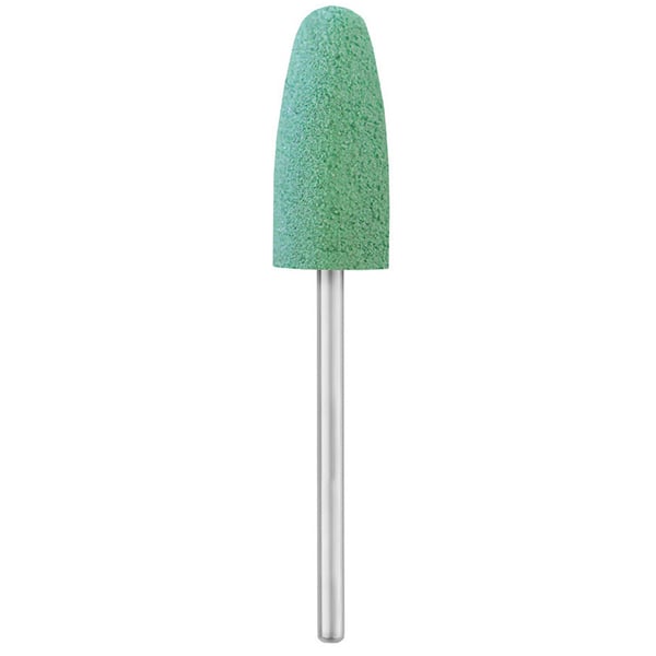 Jazz Polisher Denture A3S Coarse, Large Flame 6/Pk. HP shank silicon carbide abrasive for trimming