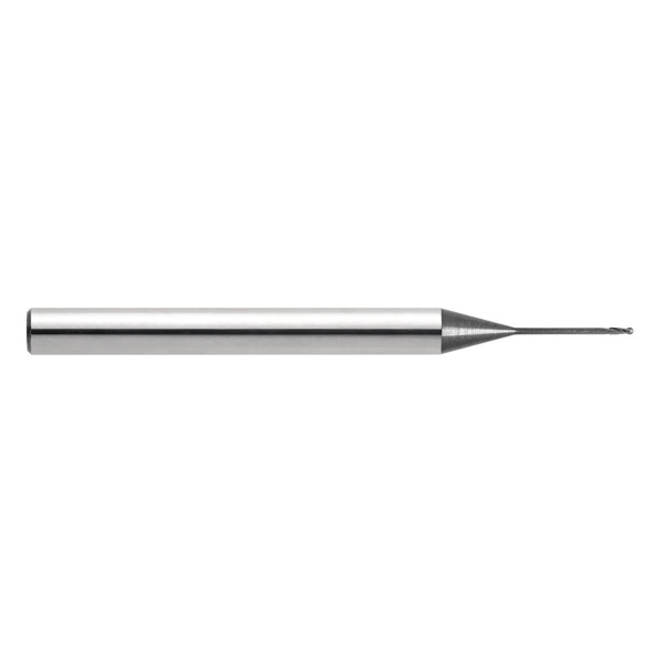 Lazer Sharp Uncoated CAD/CAM Carbide ball, Roland End Mill, 0.6mm, 1/Pk. Long reach dental bur