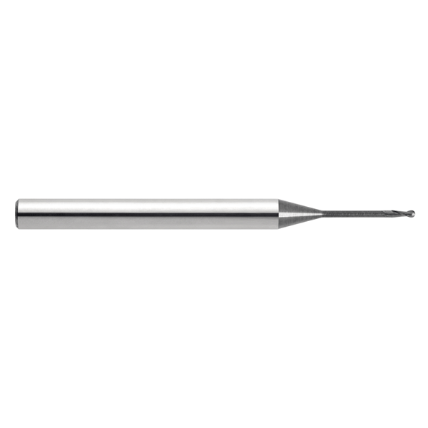 Lazer Sharp Uncoated CAD/CAM Carbide ball, Roland End Mill, 1mm, 1/Pk. A standard milling tool