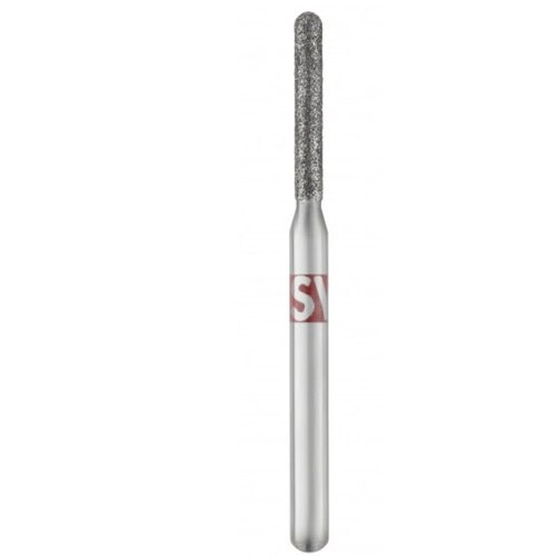 Piranha Diamonds FG #880.010 Fine Grit, Round End Cylinder, Single Use Diamond Bur. Package of 25