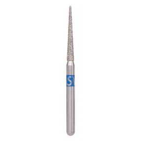 Piranha Diamonds FG #859.014 Medium Grit, Needle Shaped, Single Use Diamond Bur. Package of 25 Burs