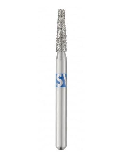 Piranha Diamonds FG #846KR.018 Medium Grit, Modified Flat End Taper, Single Use Diamond Bur