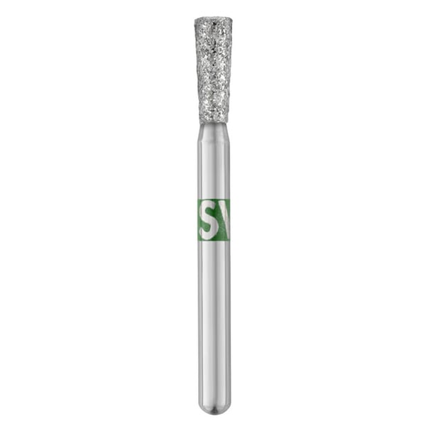 Piranha Diamonds FG #807.018 Coarse Grit, Inverted Cone, Single Use Diamond Bur. Package of 25 Burs