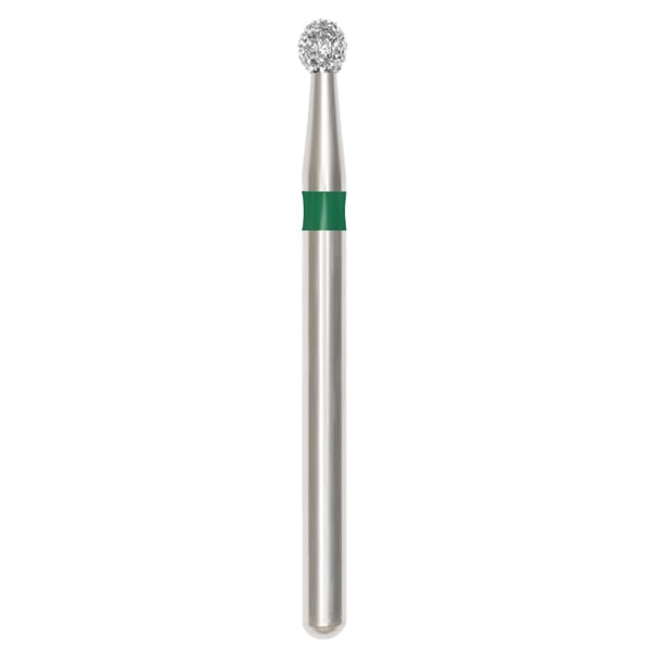 Revelation FG #801.018 Coarse Grit, Round Diamond Bur. Package of 5 Burs