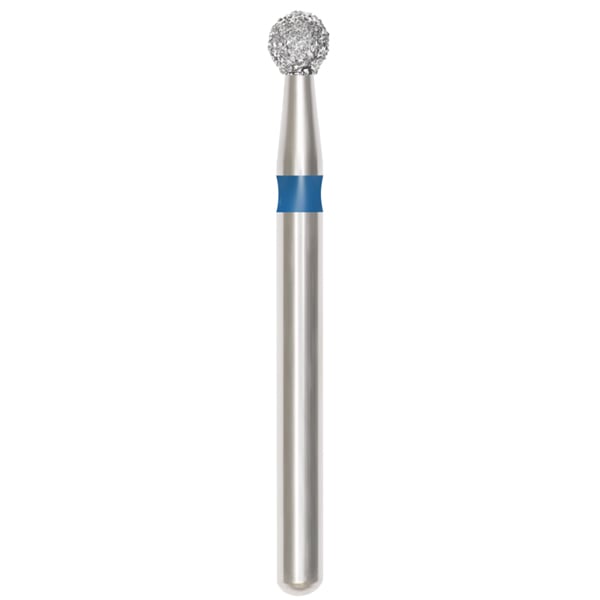 Revelation FG #801.021 round regular diamond bur, pack of 5