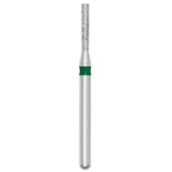Revelation FG #836.012 Coarse Grit, Flat End Cylinder Diamond Bur. Package of 5 Burs