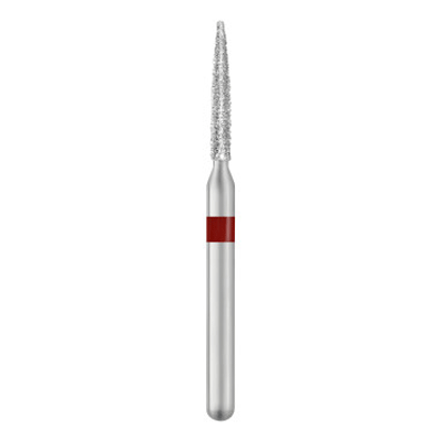 Revelation FG #862.012 Fine Grit, Flame Shaped Diamond Bur. Package of 5 Burs