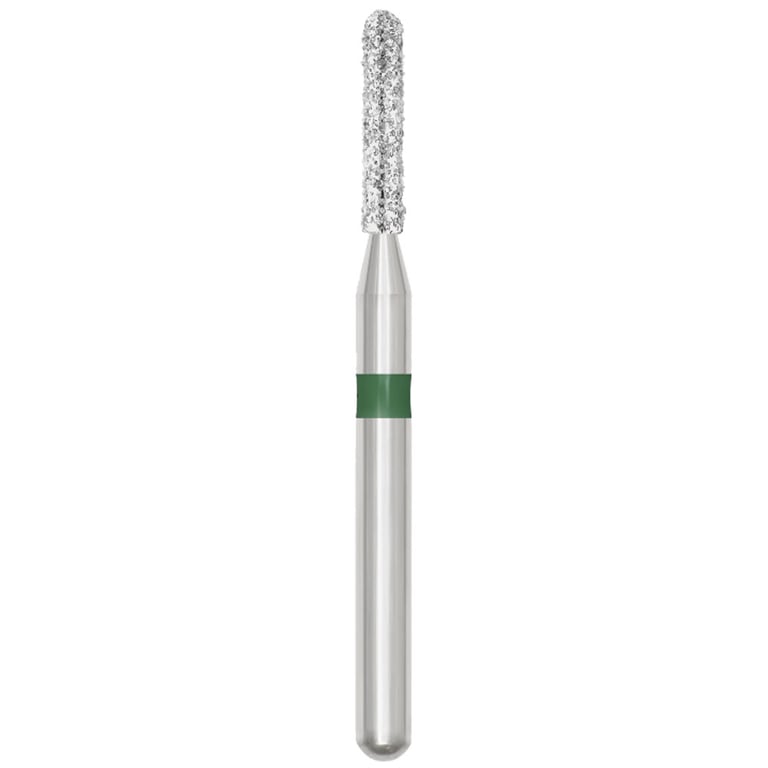 Revelation FG #880.012 Coarse Round End Cylinder Diamond Bur, 5/Pk