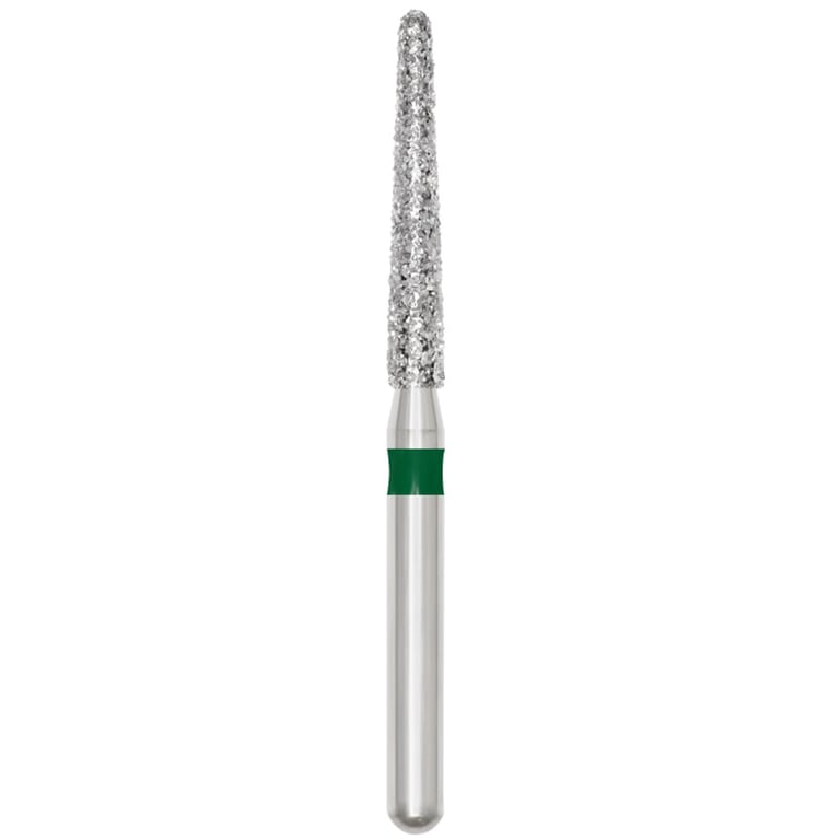 Revelation FG #850.018 Coarse Round End Taper Diamond Bur, 5/Pk