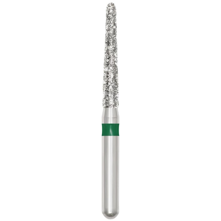 Revelation FG #856.014 (Short Shank) Super Coarse Round End Taper Diamond Bur, 5/Pk
