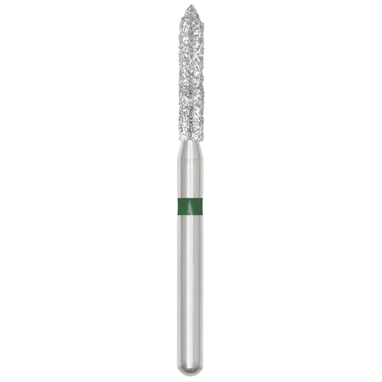 Revelation FG #885.016 Coarse Beveled Cylinder Diamond Bur, 5/Pk