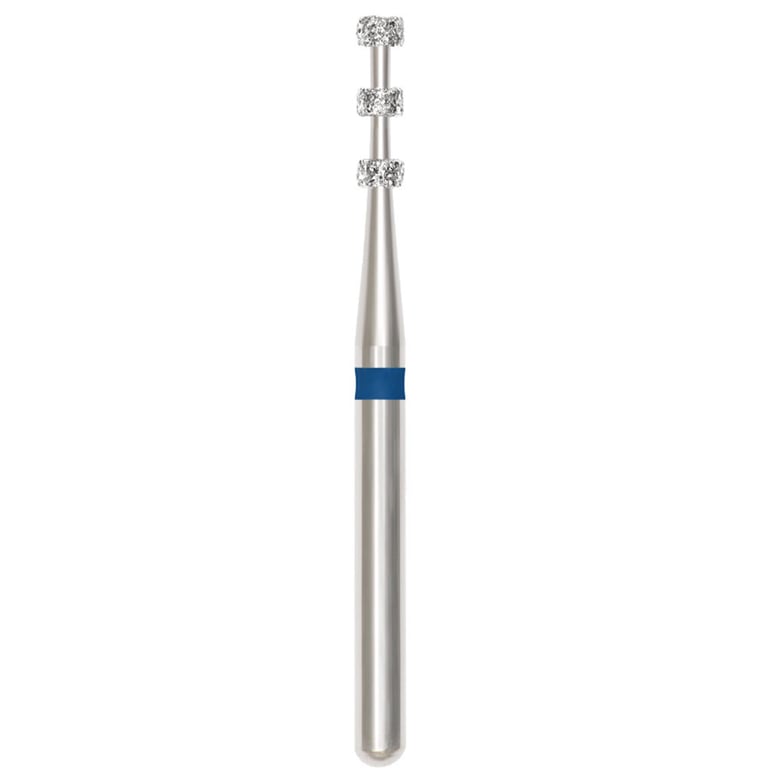 Revelation FG #834.016 Medium Tri-Wheel Depth Cutter Diamond Bur, 5/Pk