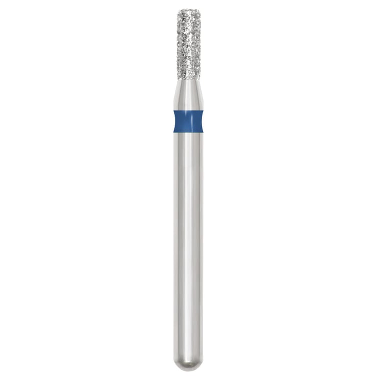 Revelation FG #835.010 Medium Flat End Cylinder Diamond Bur, 5/Pk