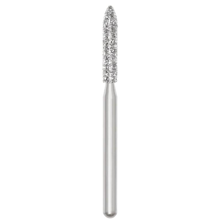 Revelation FG #878.016 Medium Modified Beveled Cylinder Diamond Bur, 5/Pk
