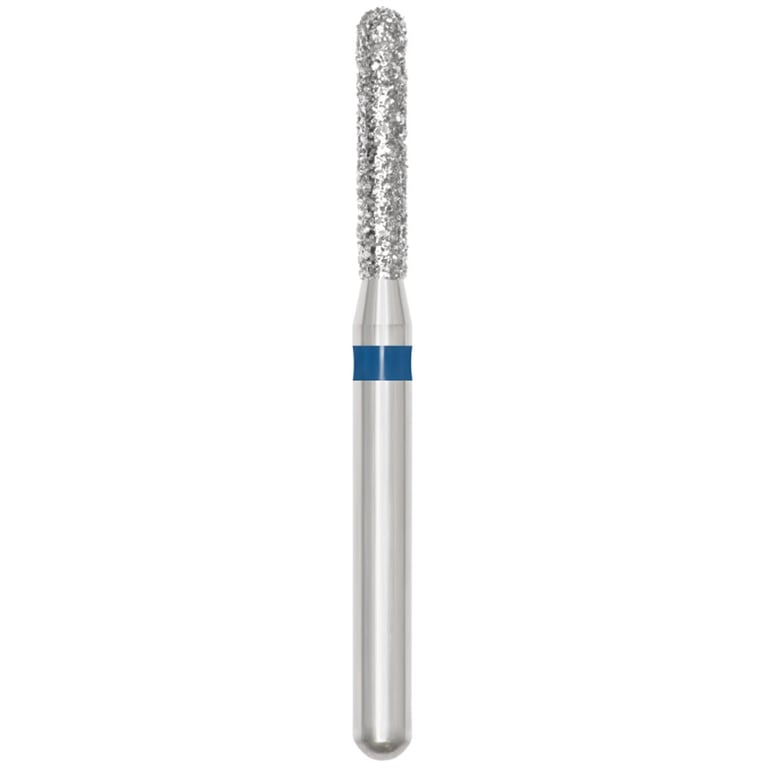 Revelation FG #880.014 Medium Round End Cylinder Diamond Bur, 5/Pk