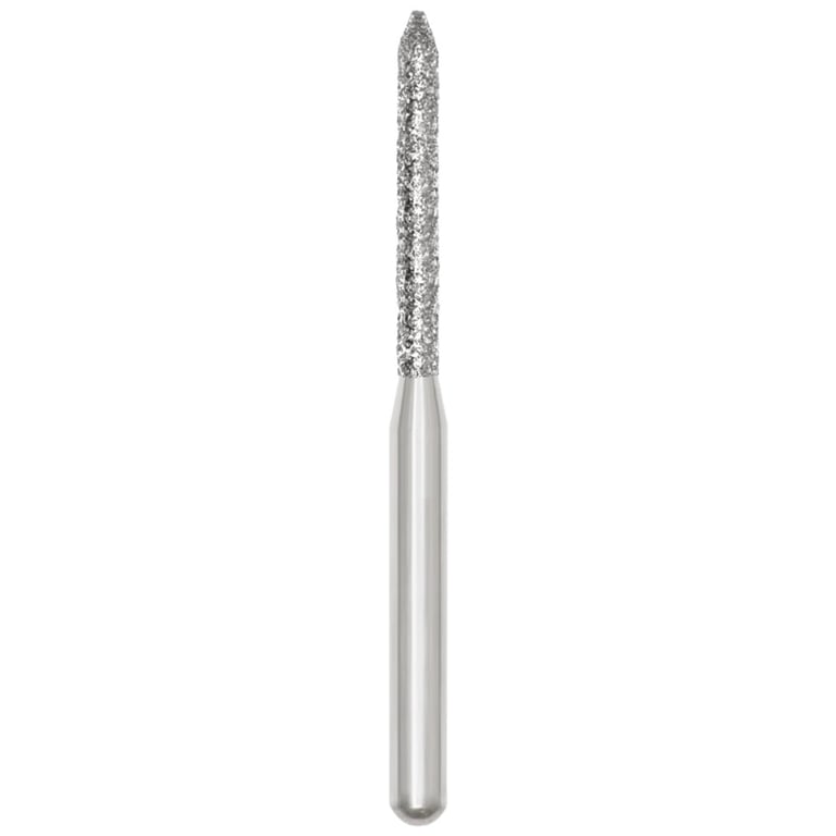 Revelation FG #886.012 Medium Beveled Cylinder Diamond Bur, 5/Pk