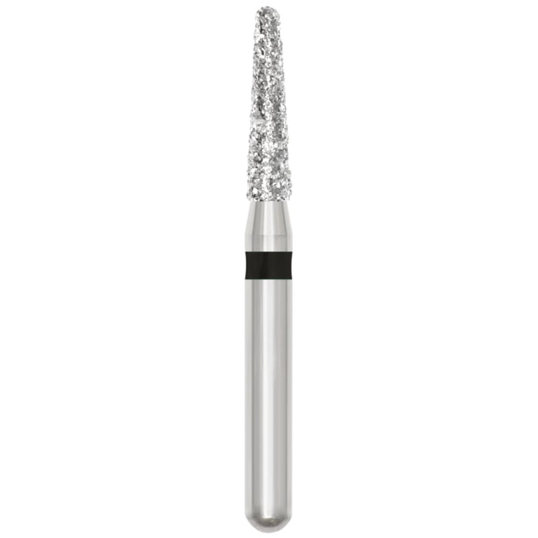 Revelation FG #855.016 Super Coarse Round End Taper Diamond Bur, 5/Pk