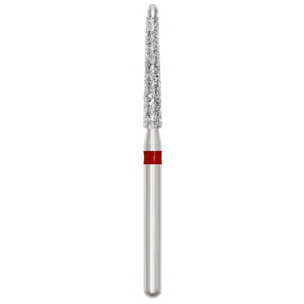 Revelation FG #SE9.016 Fine Safe End Taper Diamond Bur, 5/Pk