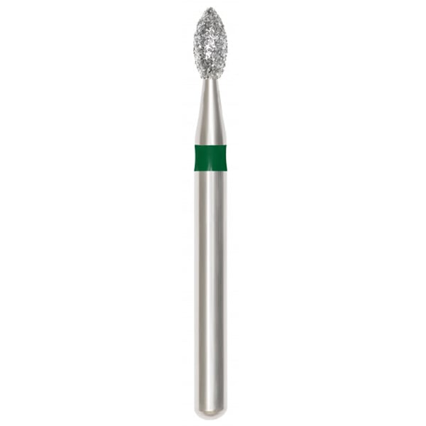 Revelation FG #368.016 Coarse Pointed Football Shaped Diamond Bur, 5/Pk