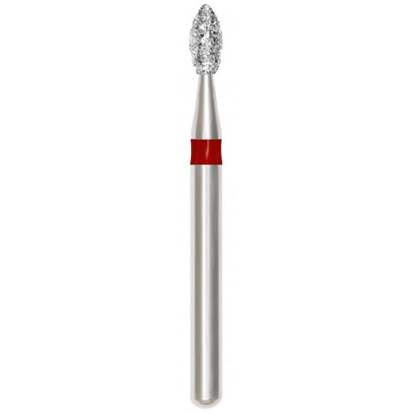 Revelation FG #368.016 Fine Pointed Football Shaped Diamond Bur, 5/Pk