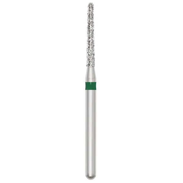 Revelation FG #856.012 Coarse Round End Taper Diamond Bur, 5/Pk