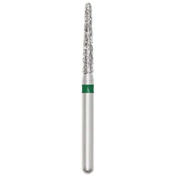 Revelation FG #856L.014 Coarse Round End Taper Long Diamond Bur, 5/Pk