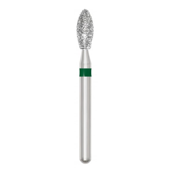 Revelation FG #368.023 Coarse Pointed Football Shaped Diamond Bur, 5/Pk