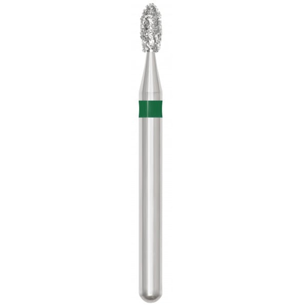 Revelation FG #379.023 Coarse Football Shaped Diamond Bur, 5/Pk