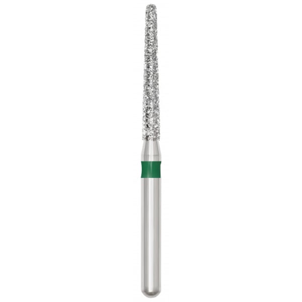 Revelation FG #850.014 Coarse Round End Taper Diamond Bur, 5/Pk