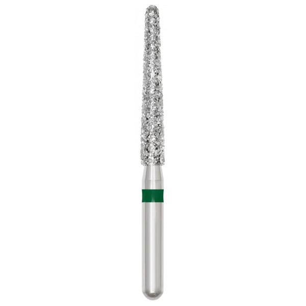 Revelation FG #850.016 Coarse Round End Taper Diamond Bur, 5/Pk