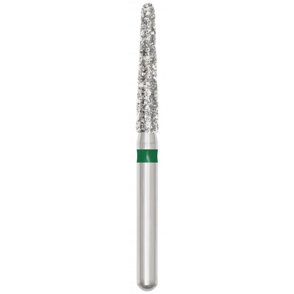 Revelation FG #856.021 Coarse Round End Taper Diamond Bur, 5/Pk