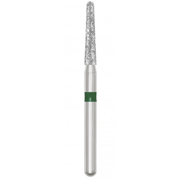 Revelation FG #856L.016 Coarse Round End Taper Long Diamond Bur, 5/Pk