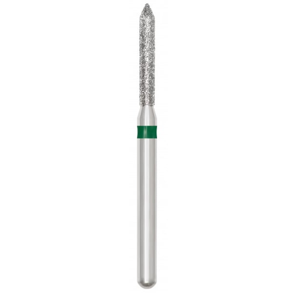Revelation FG #885.014 Coarse Beveled Cylinder Diamond Bur, 5/Pk