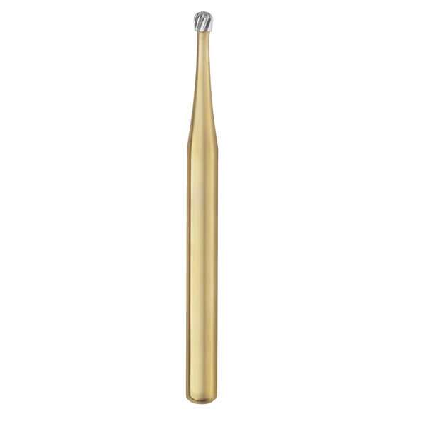 SS White FG #7002 12 Blade Round Trimming and Finishing Carbide Bur, Package of 5 Burs