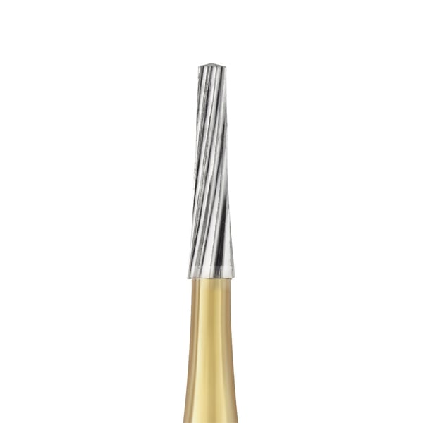 SS White FG #7713 12 Blade Tapered Fissure T&F Bur, pack of 5 burs