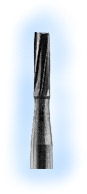 SS White HP #59 straight fissure plain carbide bur for slow speed straight nose cone, pack of 10