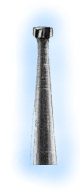 SS White HP #14 wheel carbide bur for slow speed straight nose cone, pack of 10 burs