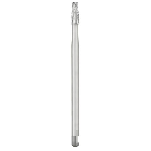 SS White HP #703 Taper Flat End Surgical Bur 10/Pk. Working length 4.8mm, head diameter 2.1mm, tip