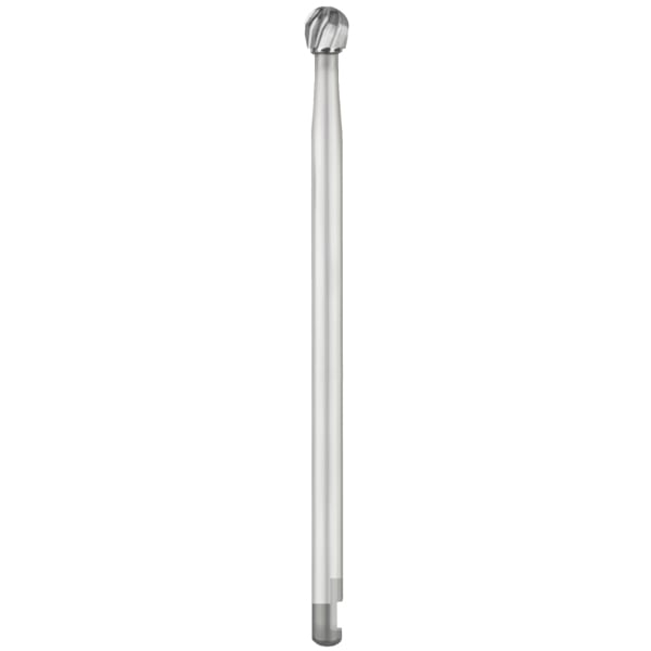 SS White HP #6 Round Surgical Bur 10/Pk. Working length 1.3mm, head diameter 1.8mm, overall length
