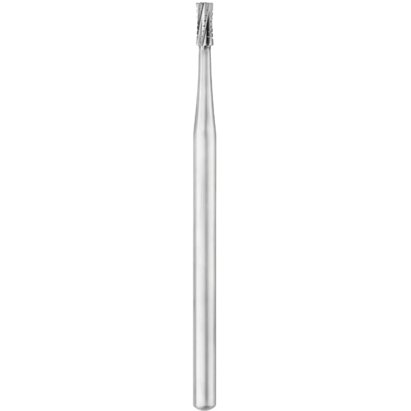 SS White HP #563 Straight Fissure Crosscut Carbide Bur, 10/Pk. Working length 4.8mm, head diameter