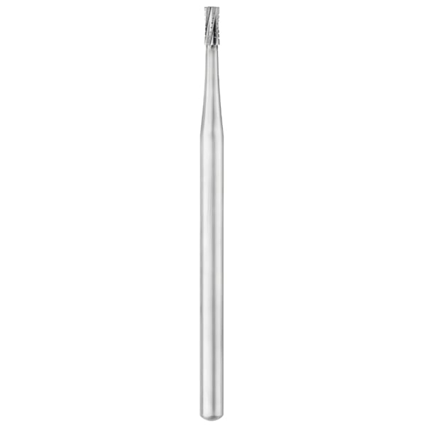 SS White HP #562 Straight Fissure Flat End Carbide Bur 10/Pk. Working length 4.8mm, head diameter