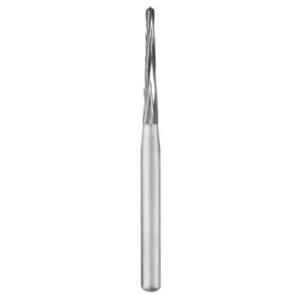SS White FG #151L-Z Zekrya Carbide Bur, 5/Pk. Head length: 11 mm, head diameter: 1.6 mm, tip