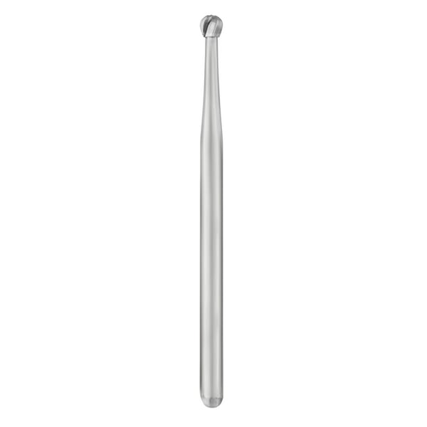 SS White HP #5 round carbide bur for slow speed straight nose cone, pack of 10 burs