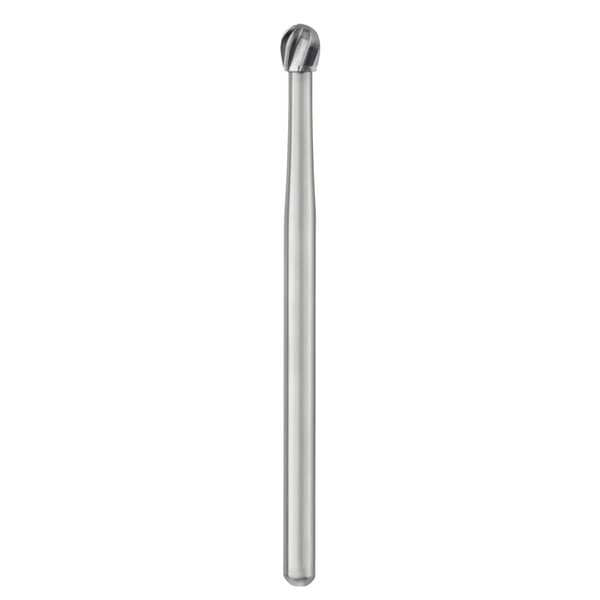 SS White HP #7 round carbide bur for slow speed straight nose cone, pack of 10 burs