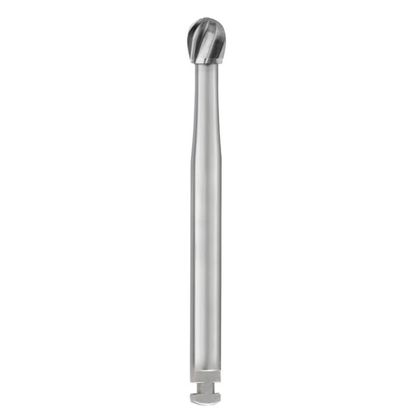 SS White RA #7 Round Carbide Bur for slow speed latch, pack of 10 burs
