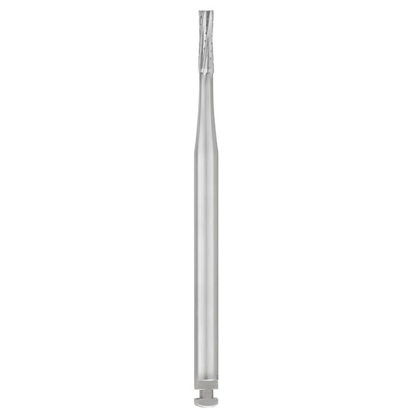 SS White RA #557 SL (surgical length) straight fissure crosscut carbide bur for slow speed latch