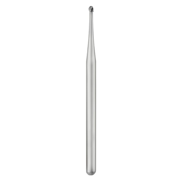 SS White HP #1 Round Carbide Bur for slow speed straight nose cone, clinic pack of 100 burs