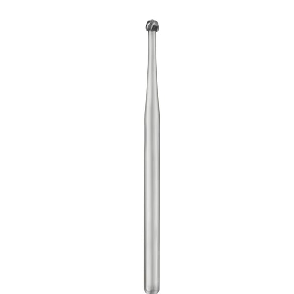 SS White HP #4 Round Carbide Bur for slow speed straight nose cone, clinic pack of 100 burs