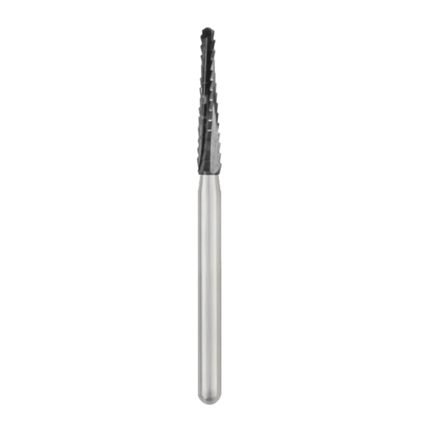 SS White FG #162.016 Serrated Bone Cutter Bur 5/Pk. Head length 9mm, head diameter 1.6mm, tip